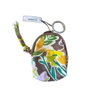 Vera Bradley Mini Backpack Keychain Charm Floral Outlet Store